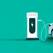 Electric,Car,Charging,Background.,Electronic,Vehicle,Power,Dock.,Ev,Plugin