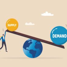 Demand,Vs,Supply,Balance,,World,Economic,Supply,Chain,Problem,,Market