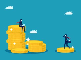 Financial,Inequality.,Rich,And,Poor,With,Different,Salaries.,Business,Concept