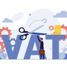 Businessman,Uses,Giant,Scissors,To,Cut,Through,The,Word,Vat